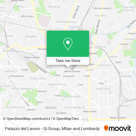 Palazzo del Lavoro - Gi Group map