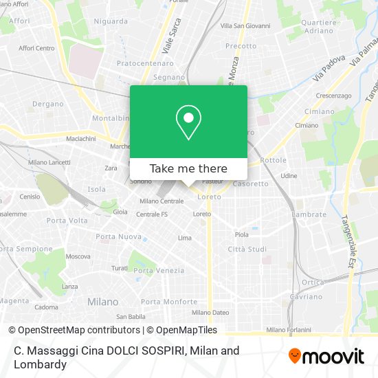C. Massaggi Cina DOLCI SOSPIRI map
