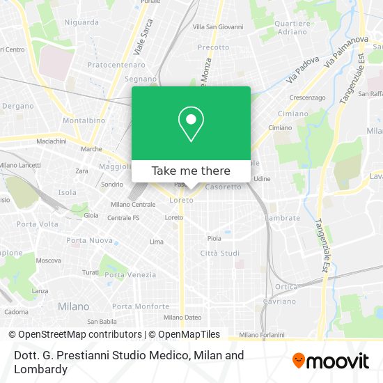 Dott. G. Prestianni Studio Medico map