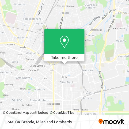 Hotel Ca' Grande map