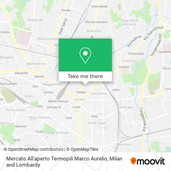 Mercato All'aperto Termopili Marco Aurelio map