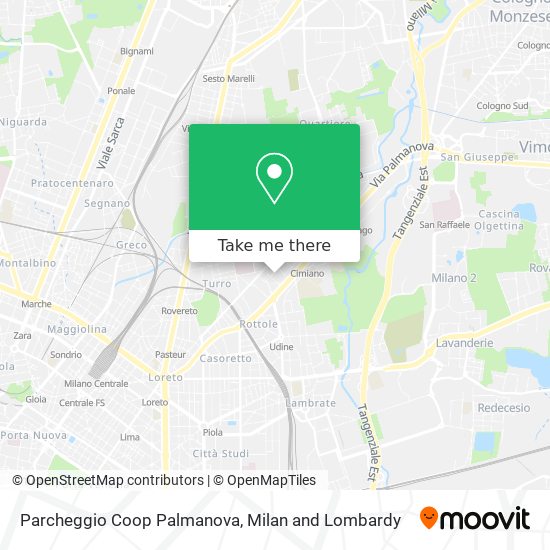 Parcheggio Coop Palmanova map
