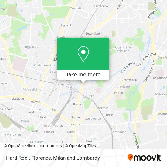 Hard Rock Florence map