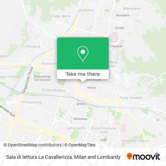 Sala di lettura La Cavallerizza map