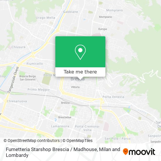 Fumetteria Starshop Brescia / Madhouse map