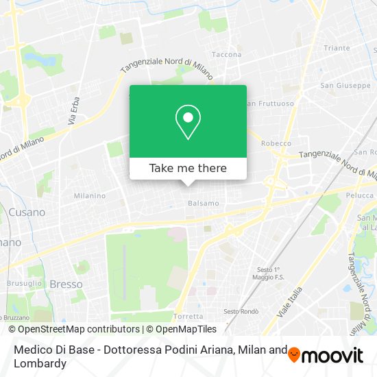 Medico Di Base - Dottoressa Podini Ariana map