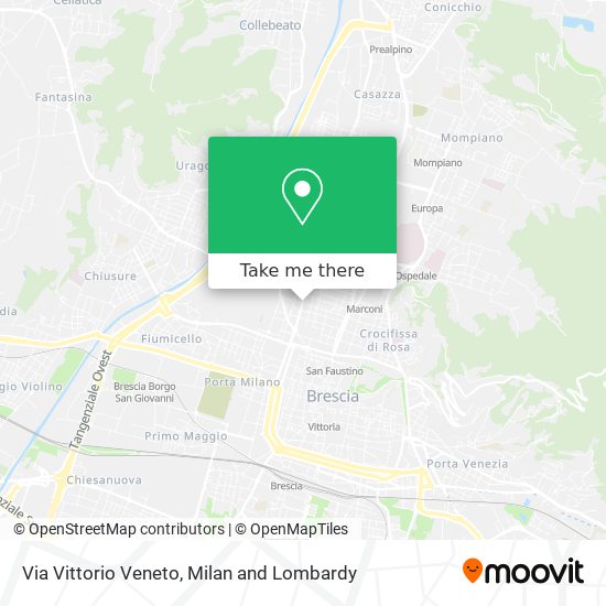 Via Vittorio Veneto map