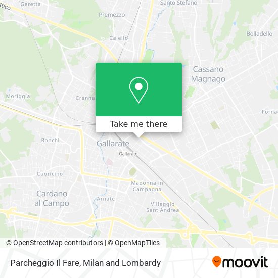 Parcheggio Il Fare map