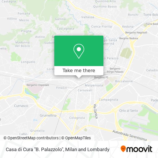 Casa di Cura "B. Palazzolo" map