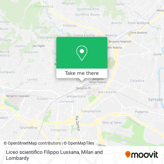 Liceo scientifico Filippo Lussana map