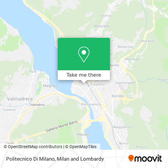 Politecnico Di Milano map