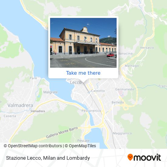 Stazione Lecco map