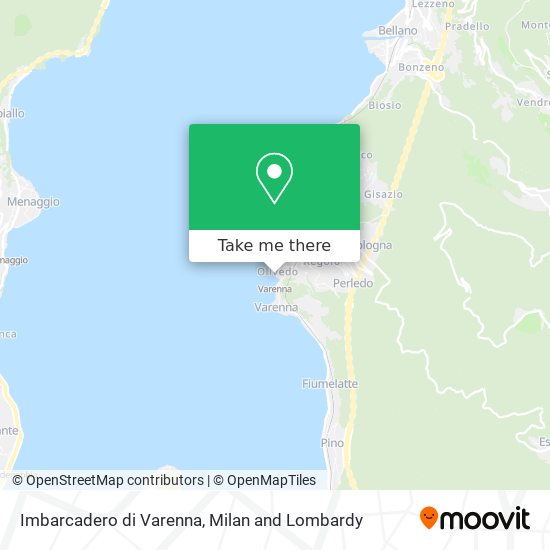 Imbarcadero di Varenna map