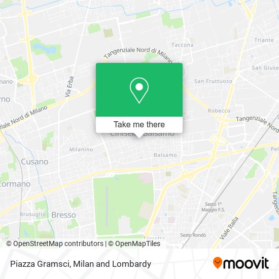 Piazza Gramsci map