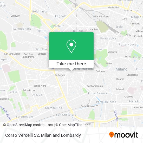 Corso Vercelli 52 map