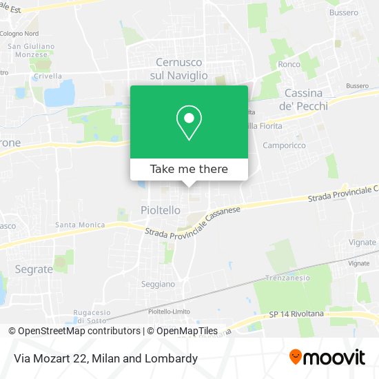Via Mozart 22 map