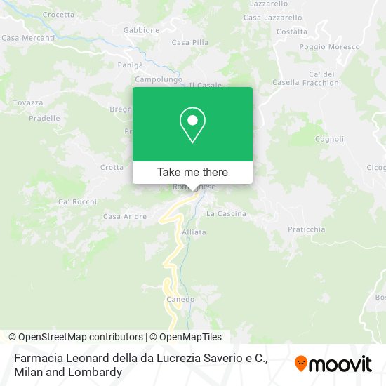 Farmacia Leonard della da Lucrezia Saverio e C. map