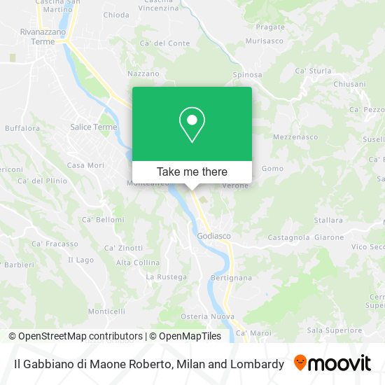 Il Gabbiano di Maone Roberto map