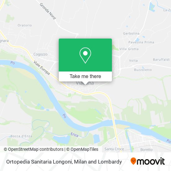 Ortopedia Sanitaria Longoni map