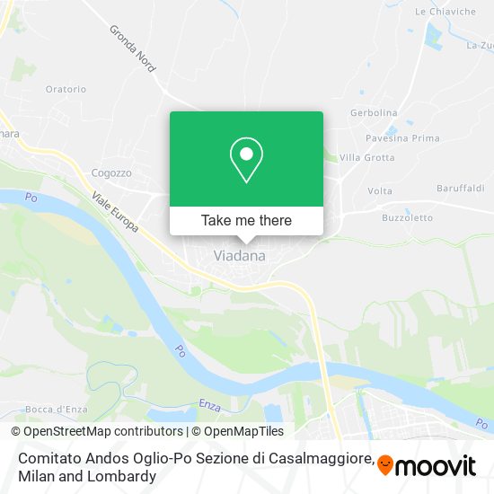 Comitato Andos Oglio-Po Sezione di Casalmaggiore map