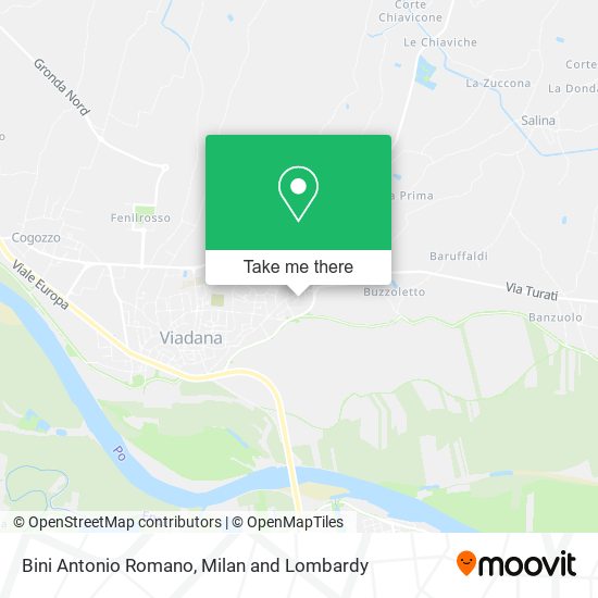 Bini Antonio Romano map