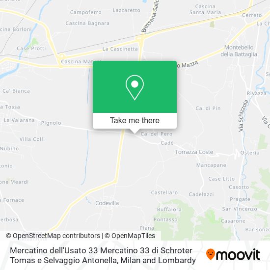 Mercatino dell'Usato 33 Mercatino 33 di Schroter Tomas e Selvaggio Antonella map