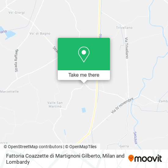 Fattoria Coazzette di Martignoni Gilberto map