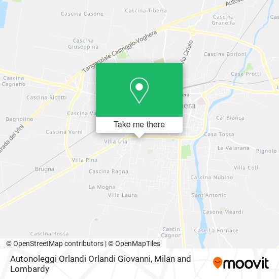 Autonoleggi Orlandi Orlandi Giovanni map