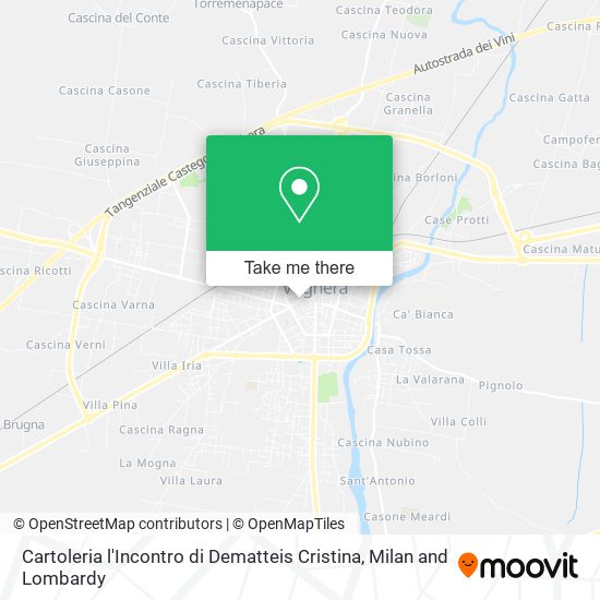 Cartoleria l'Incontro di Dematteis Cristina map