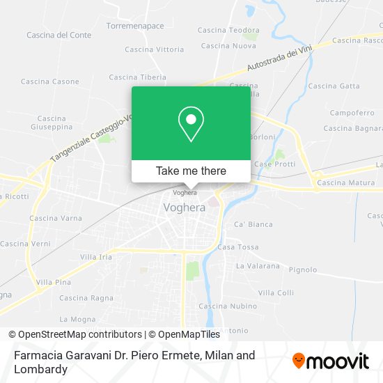 Farmacia Garavani Dr. Piero Ermete map