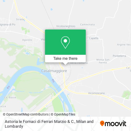 Astoria le Fornaci di Ferrari Marzio & C. map