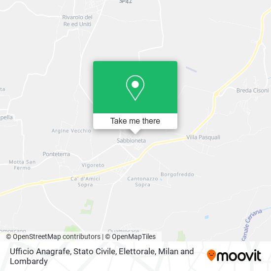 Ufficio Anagrafe, Stato Civile, Elettorale map