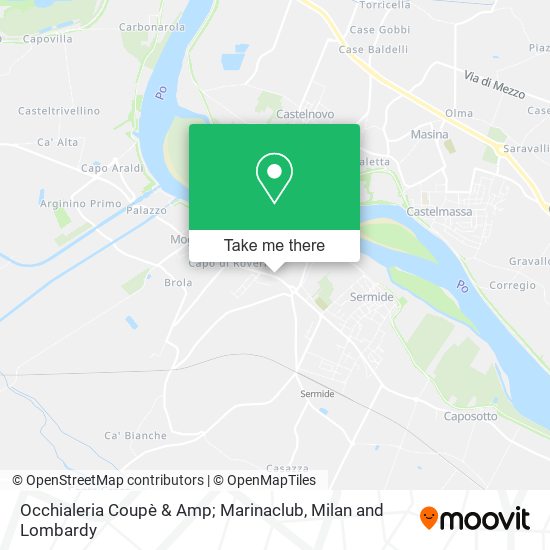 Occhialeria Coupè & Amp; Marinaclub map