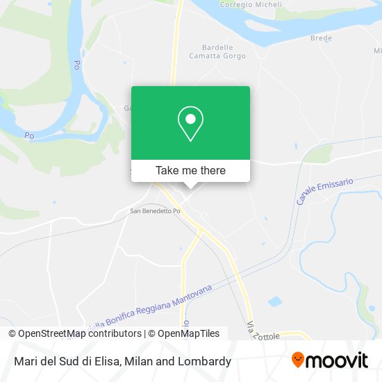 Mari del Sud di Elisa map