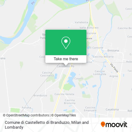 Comune di Castelletto di Branduzzo map