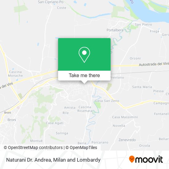 Naturani Dr. Andrea map