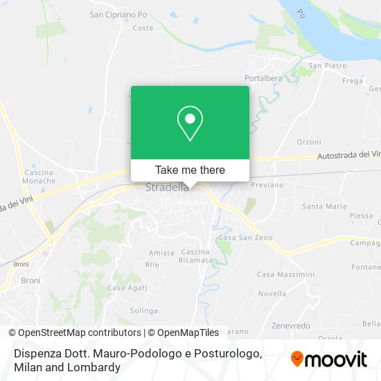 Dispenza Dott. Mauro-Podologo e Posturologo map
