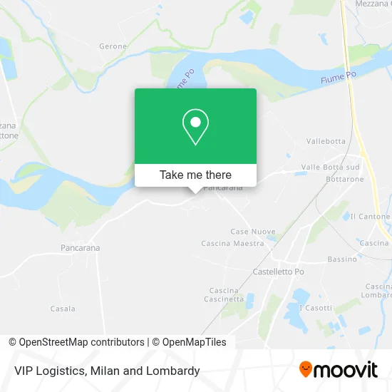 VIP Logistics map