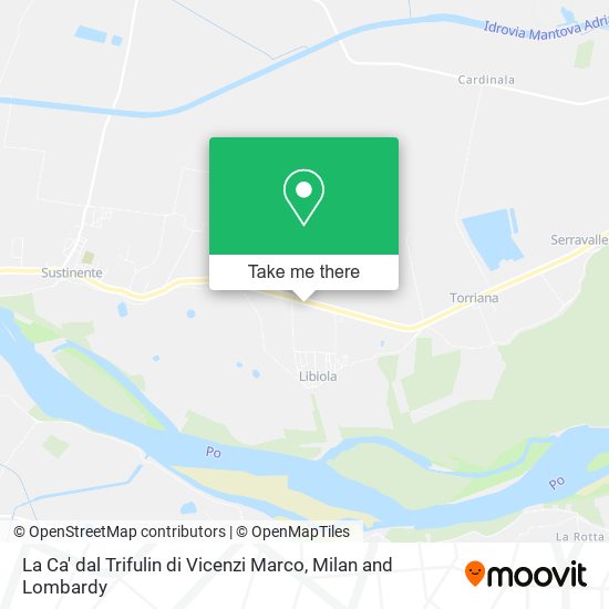 La Ca' dal Trifulin di Vicenzi Marco map