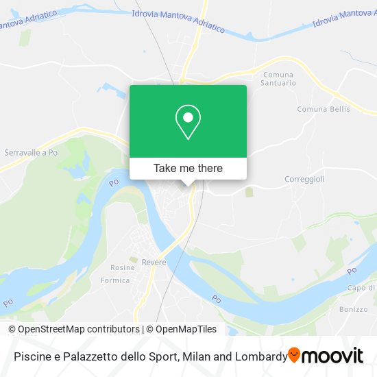 Piscine e Palazzetto dello Sport map