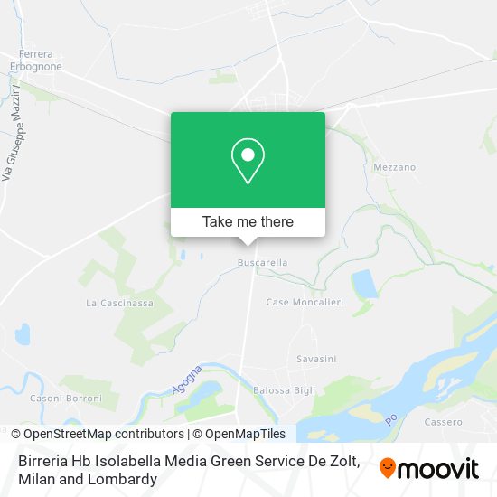 Birreria Hb Isolabella Media Green Service De Zolt map