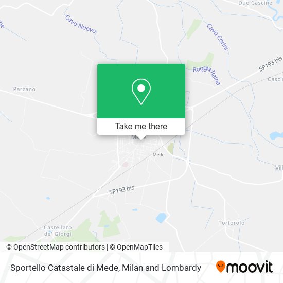 Sportello Catastale di Mede map