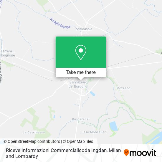 Riceve Informazioni Commercialicoda Ingdan map