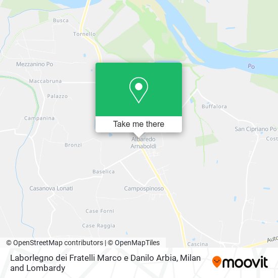 Laborlegno dei Fratelli Marco e Danilo Arbia map