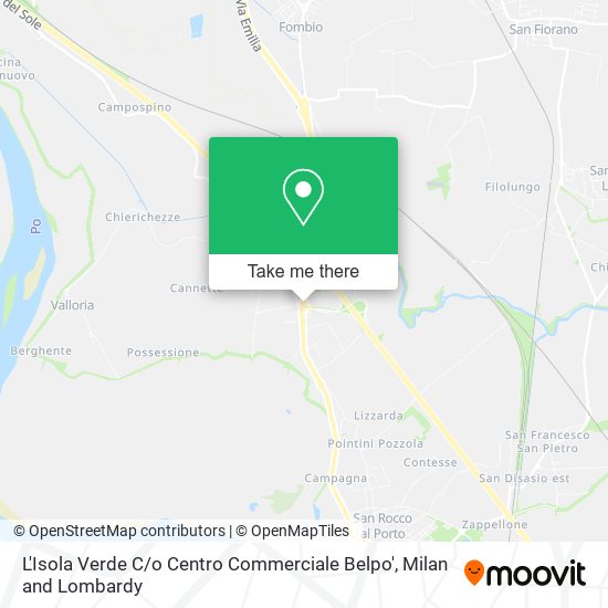 L'Isola Verde C / o Centro Commerciale Belpo' map