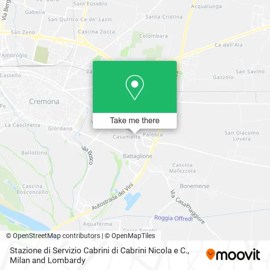 Stazione di Servizio Cabrini di Cabrini Nicola e C. map