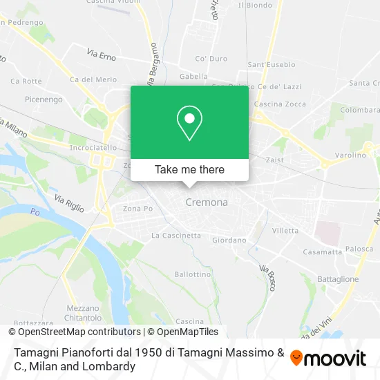 Tamagni Pianoforti dal 1950 di Tamagni Massimo & C. map