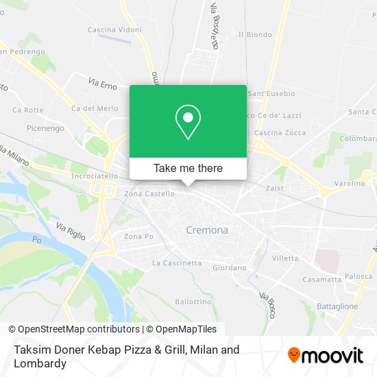 Taksim Doner Kebap Pizza & Grill map