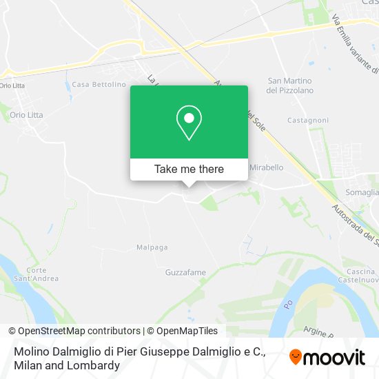 Molino Dalmiglio di Pier Giuseppe Dalmiglio e C. map