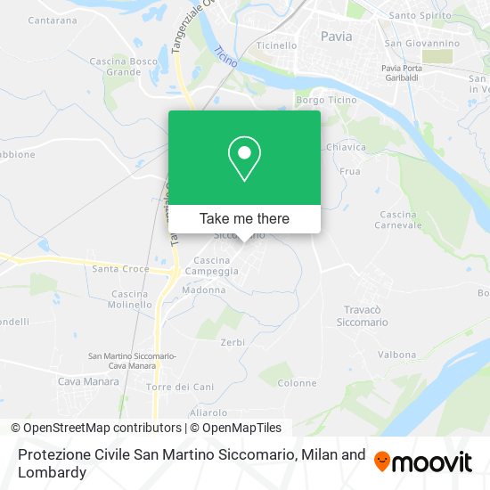 Protezione Civile San Martino Siccomario map